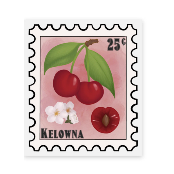 Postage Stamp Transparent Vinyl Stickers