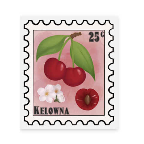 Postage Stamp Transparent Vinyl Stickers