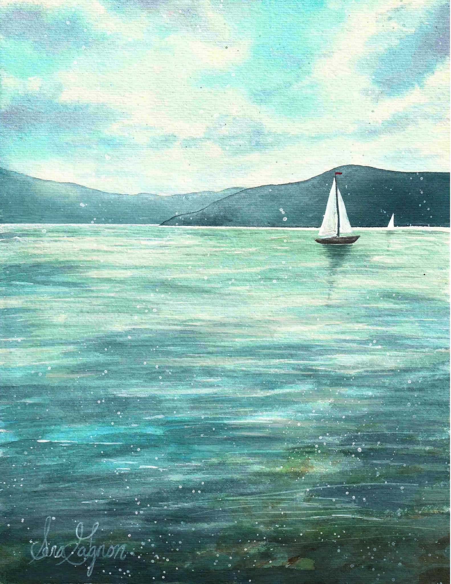 Sailing Away- Original Painting
