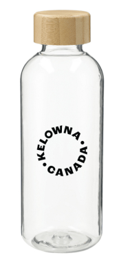 Clear 'Kelowna Canada' Reusable Water Bottle