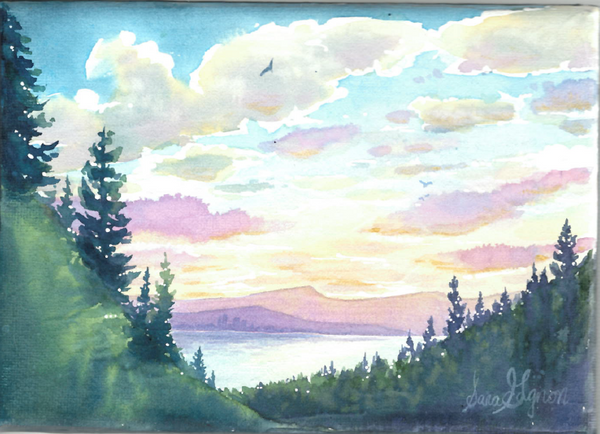 5"x7" Paintings - Sara Gagnon Original