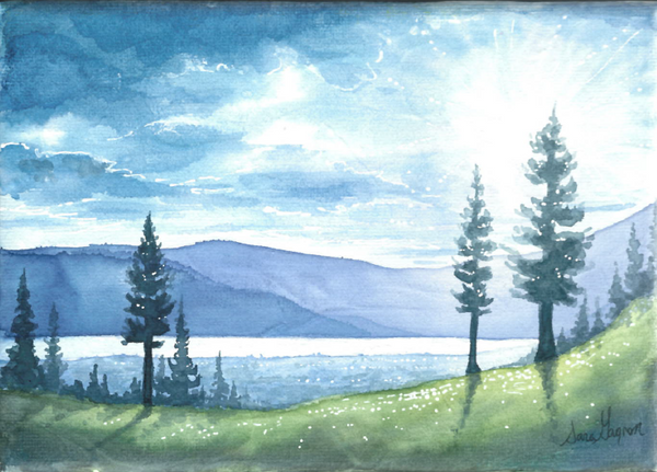 5"x7" Paintings - Sara Gagnon Original