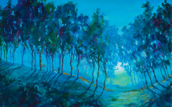 The Evening Blues Print