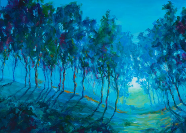 The Evening Blues Print