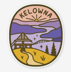 'Kelowna' Lookout Sticker