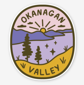 'Okanagan Valley' Views Sticker