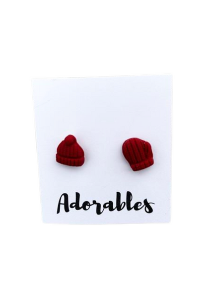 Toque/Mitt Stud Earrings
