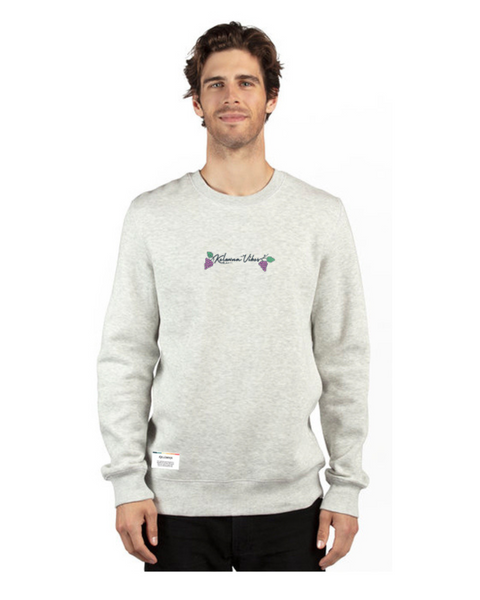 Oatmeal Heather 'Kelowna Vibes' Crewneck featuring Grapes