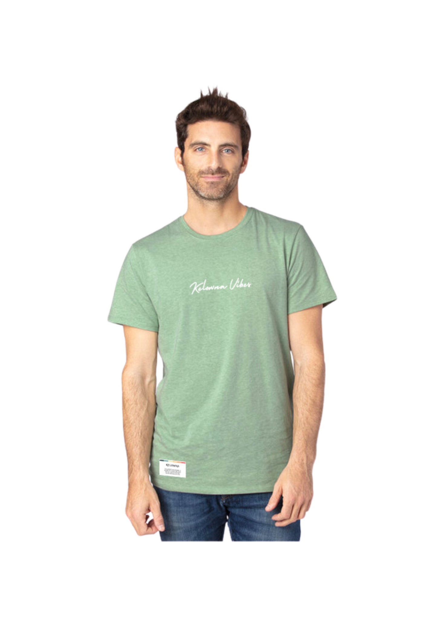Army Green Heather 'Kelowna Vibes' T-Shirt