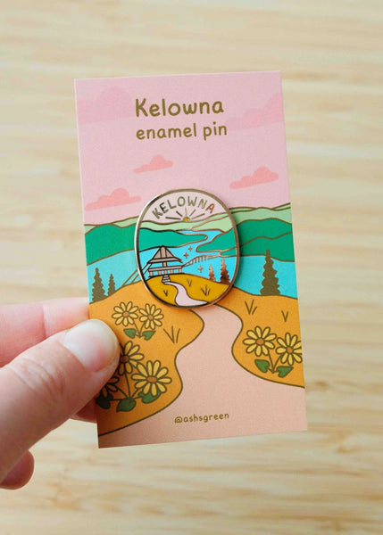 'Kelowna' Enamel Pin