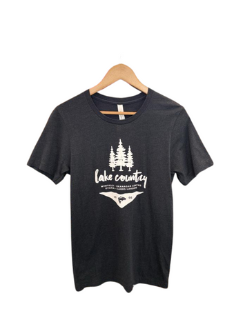 Charcoal 'Lake Country' T-Shirt