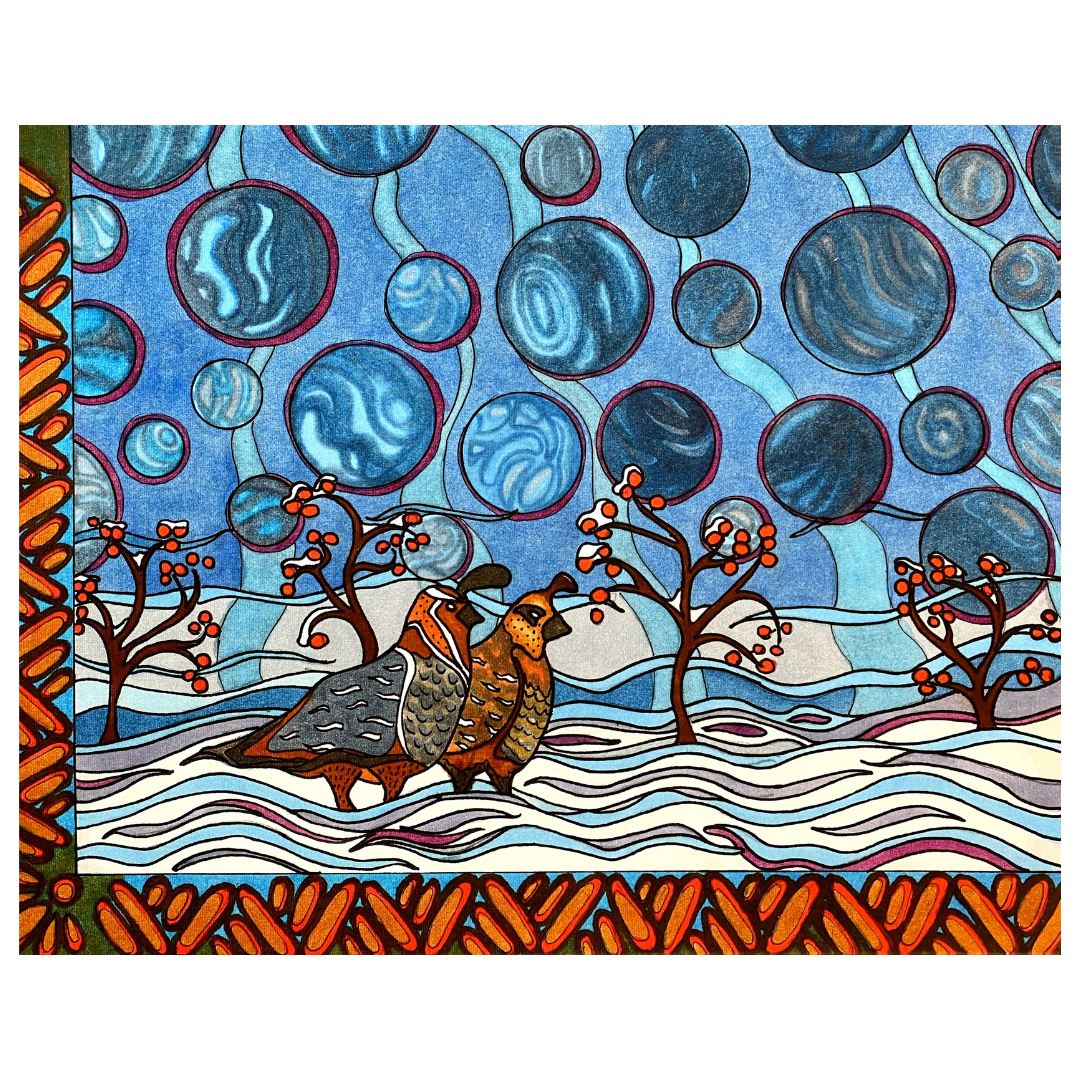 Quail Canvas Print - Janine Lott