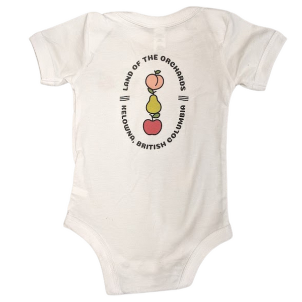 White 'Land of the Orchards' Baby Onesie