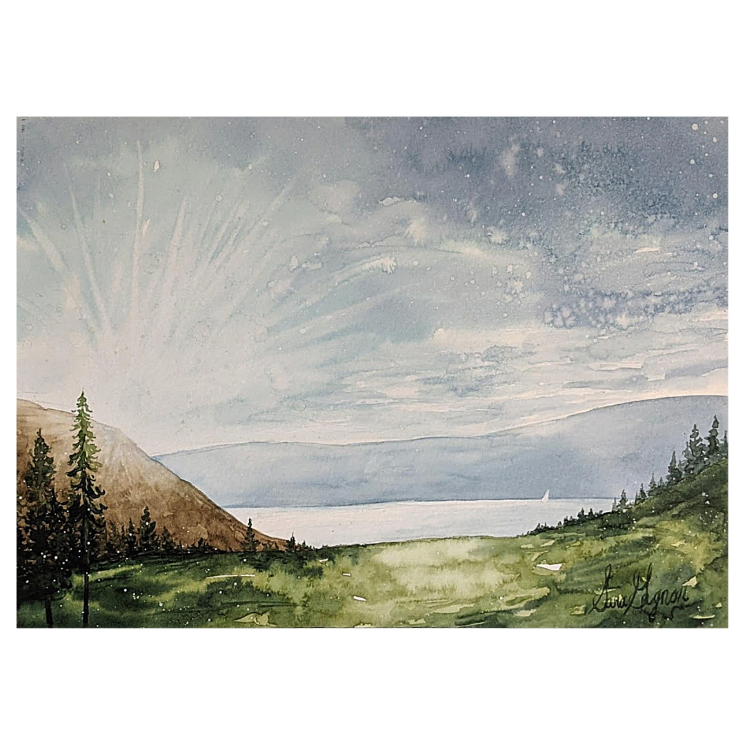 Serene Waters - Sara Gagnon Original Painting