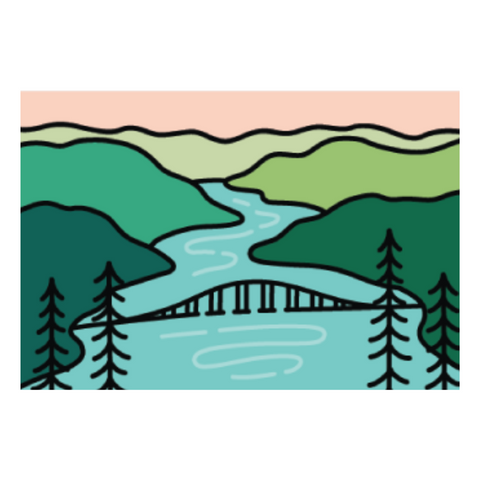 Okanagan Lake Bridge Postcard