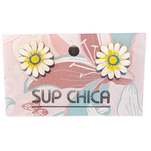 Sup Chica Stud Earrings