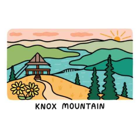 Knox Mountain Postcard