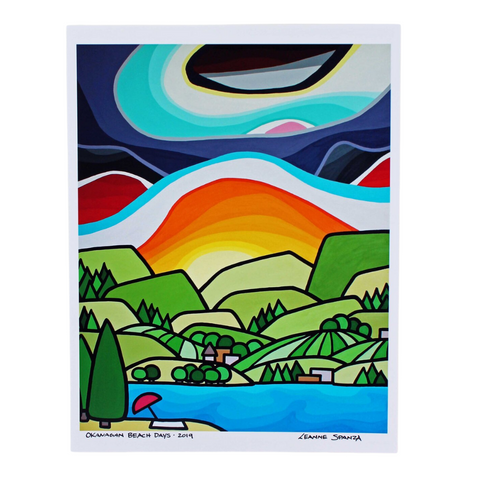 Okanagan Beach Days - Print