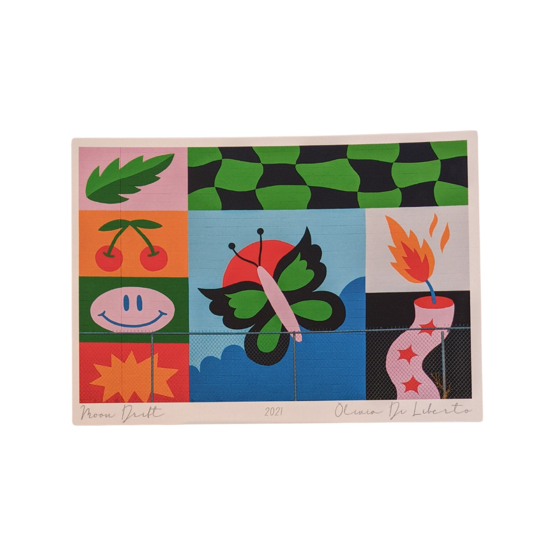 'Moon Drift' Mural Print