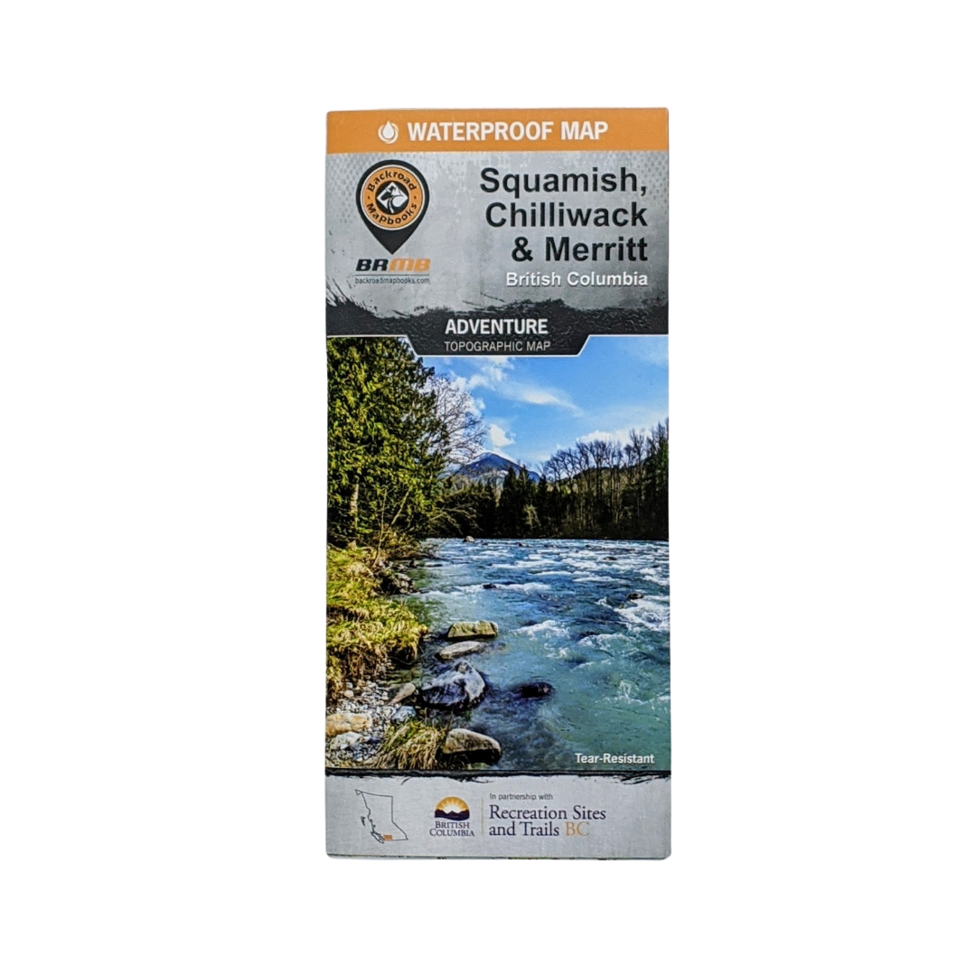 Squamish, Chilliwack & Merritt Backroads Map
