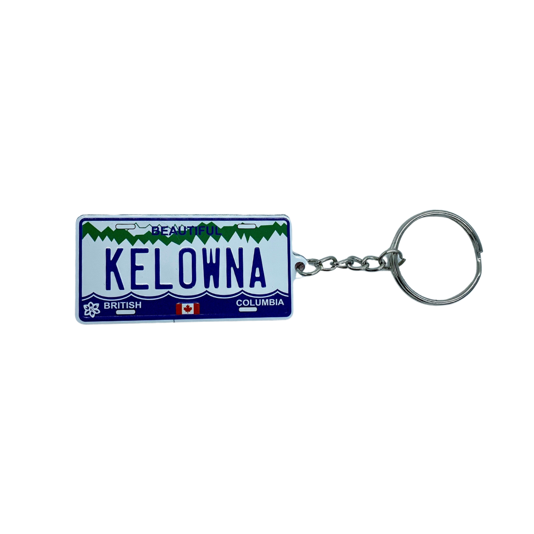 Kelowna Licence Plate Keychain