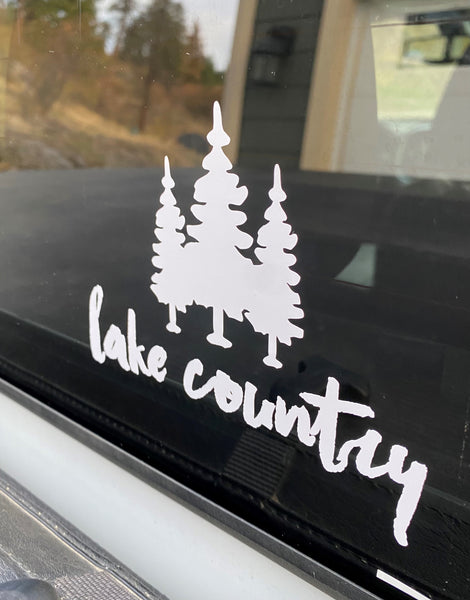 'Lake Country' Decal