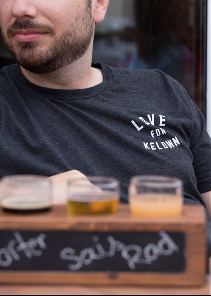 Black Heather  'Love For Kelowna' Triblend T-Shirt
