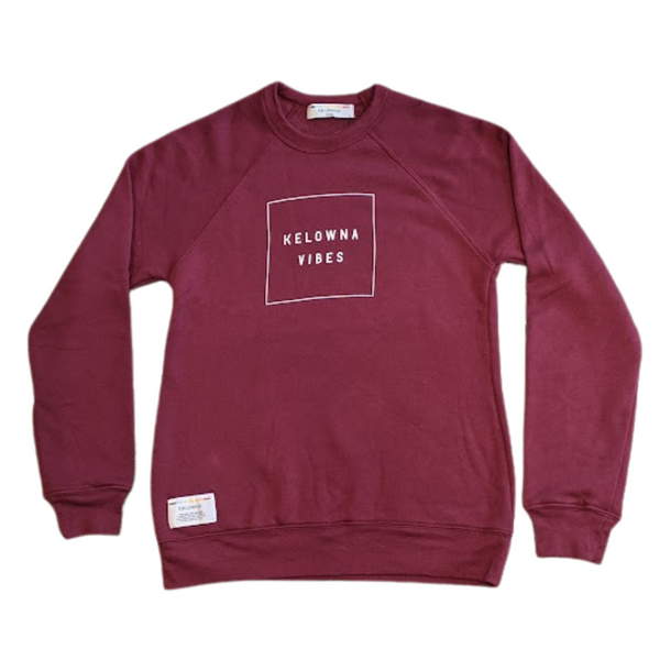 Maroon 'Kelowna Vibes' Unisex Crewneck