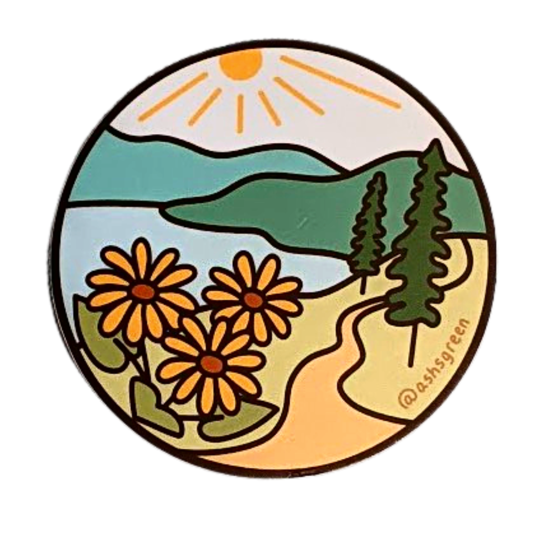 Okanagan Hike Landscape Magnet