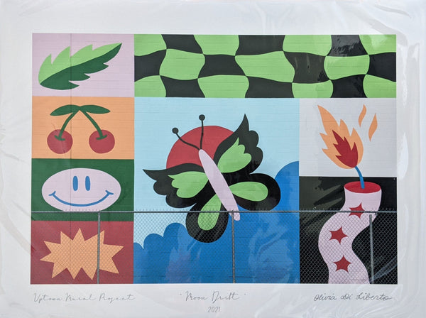 'Moon Drift' Mural Print
