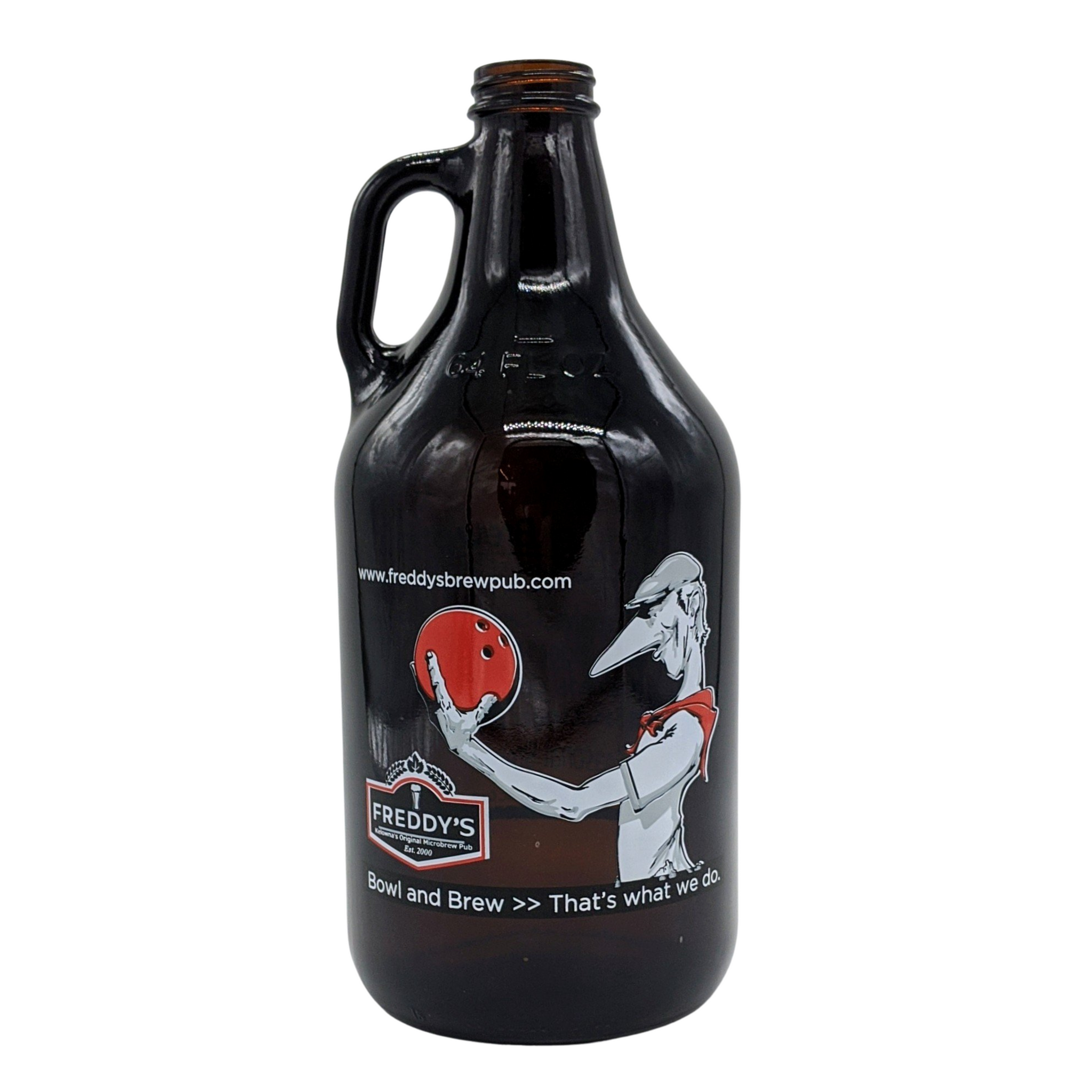 Freddy's Brewpub Growler