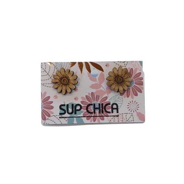 Sup Chica Stud Earrings