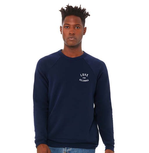 Navy 'Love for Kelowna' Crewneck